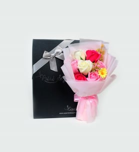 Pink Present - Soap Roses