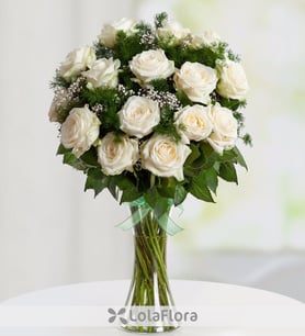 15 Rosas blancas - Danza de nubes