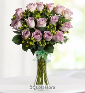 15 Rosas lilas - Pura dulzura
