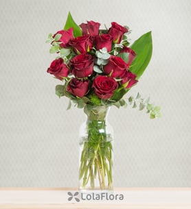 12 Rosas rojas - Colección roja