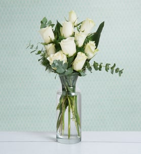 10 Rosas blancas - Pureza