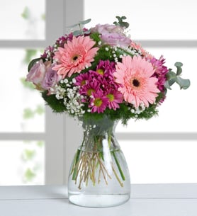 Trato Romántico - Gerberas y Rosas