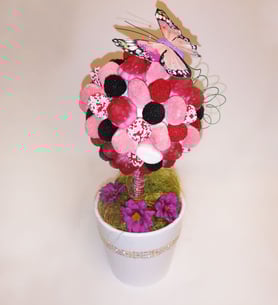 Gummy Candy Fruits Topiary
