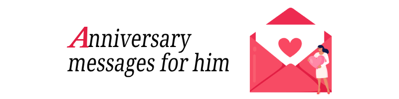 anniversary messages for him